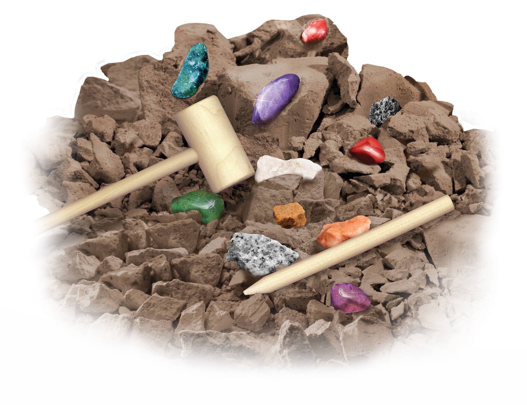 Geology & Earth Science Exploration Kit – Rock, Mineral, and Gem Excavation with Identification (STEM Learning Set)