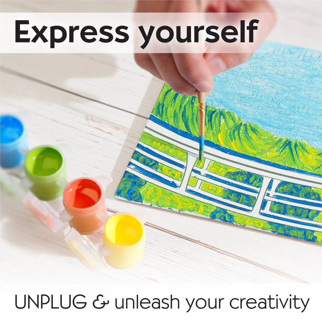 Faber-Castell® Museum Series Paint by Number – The Japanese Footbridge Inspired by Claude Monet