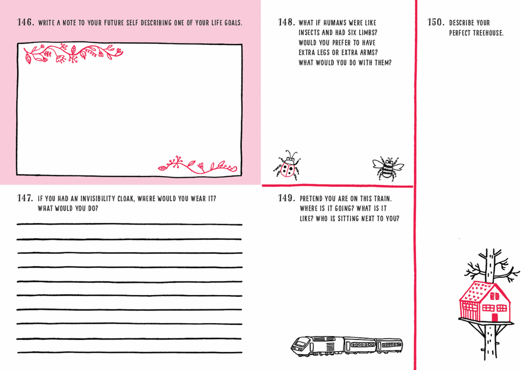 Daily Writing & Creative Expression Journal – 365 Prompts to Build Writing Skills