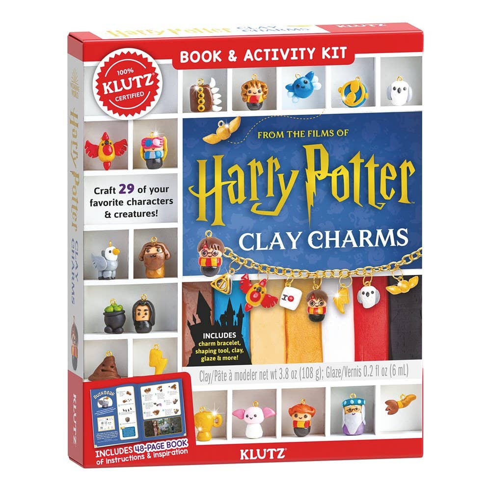 Harry Potter Clay Charms – Polymer Clay Sculpture, Jewelry Design & Fine Motor Skills Kit