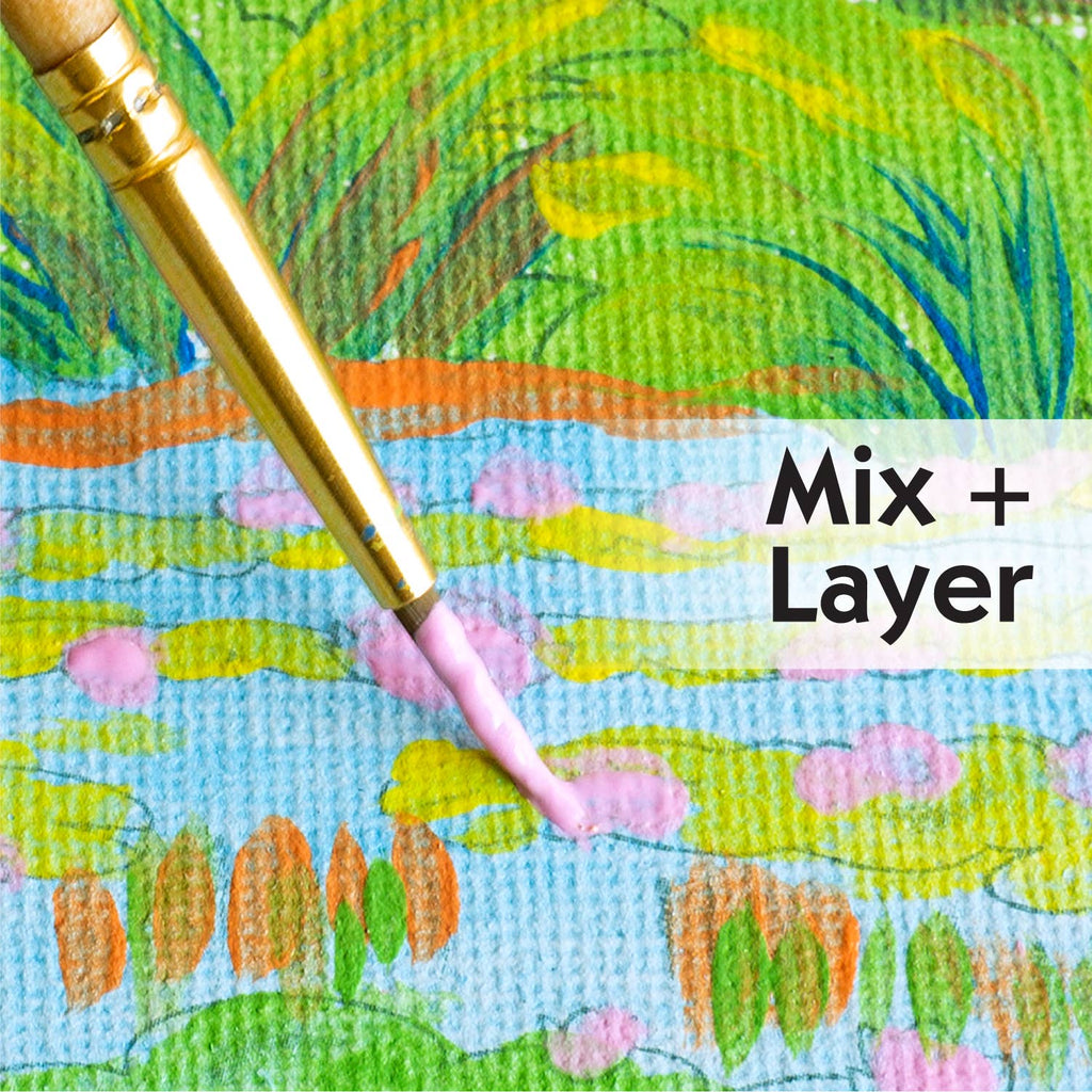 Faber-Castell® Museum Series Paint by Number – The Japanese Footbridge Inspired by Claude Monet