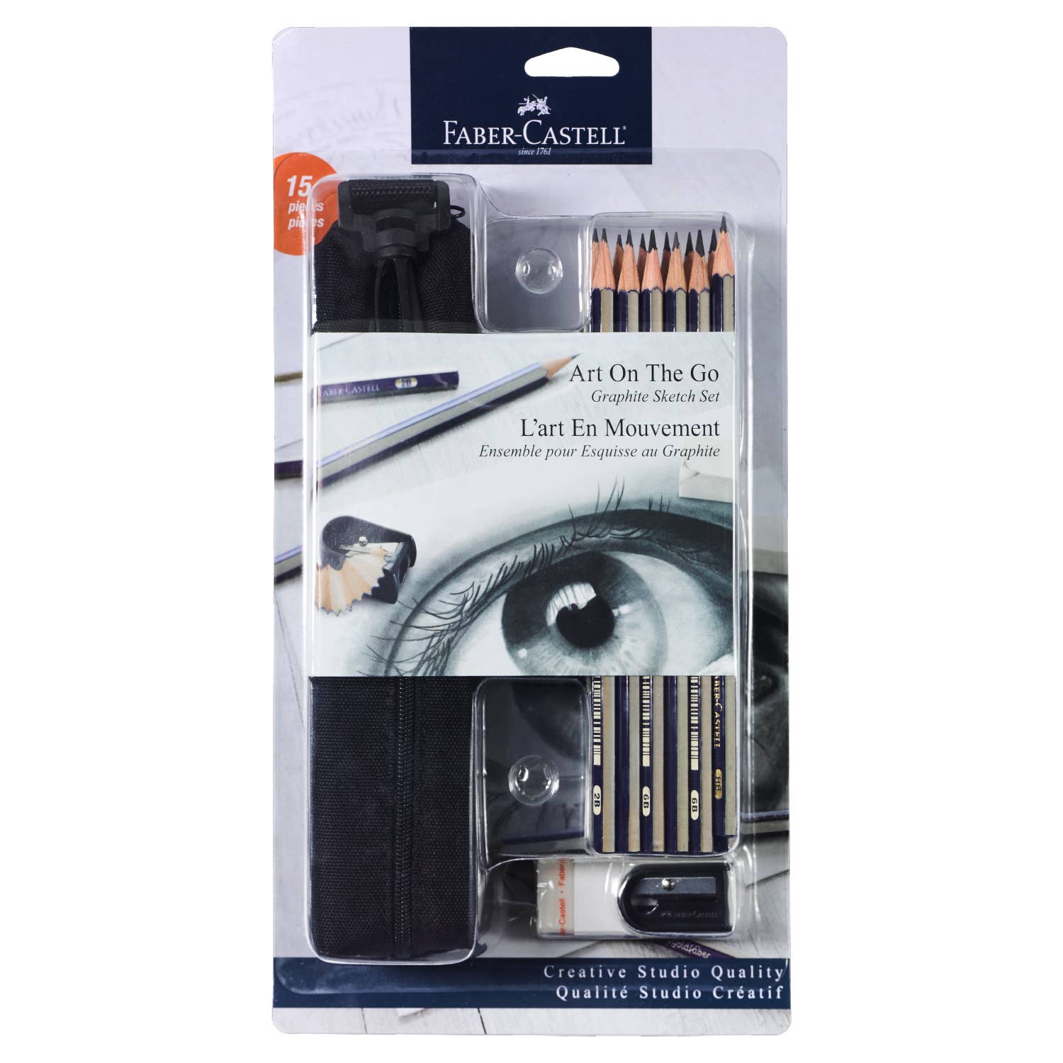 Faber-Castell® Art on the Go Graphite Sketch Set – Drawing & Shading Educational Kit