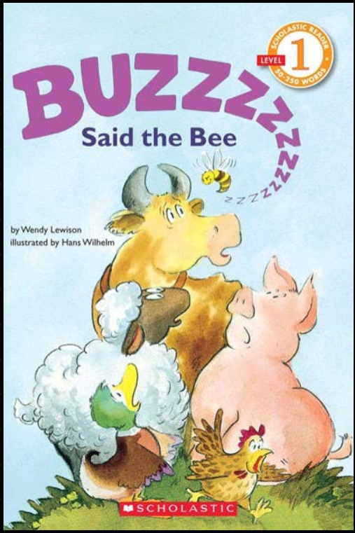 Scholastic Reader Level 1 Bundle: I Love Rainy Days!, Long Dog, Buzz Said the Bee, Can You See What I See? Animals, Moo Dog