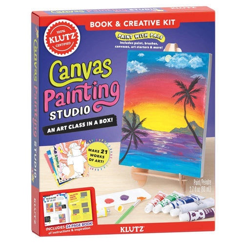 Canvas Painting Studio: Acrylic Painting Techniques & Fine Art Learning Kit