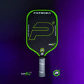 P+ PowerSpin Carbon COREx3 (Neon Green, Elongated Face)