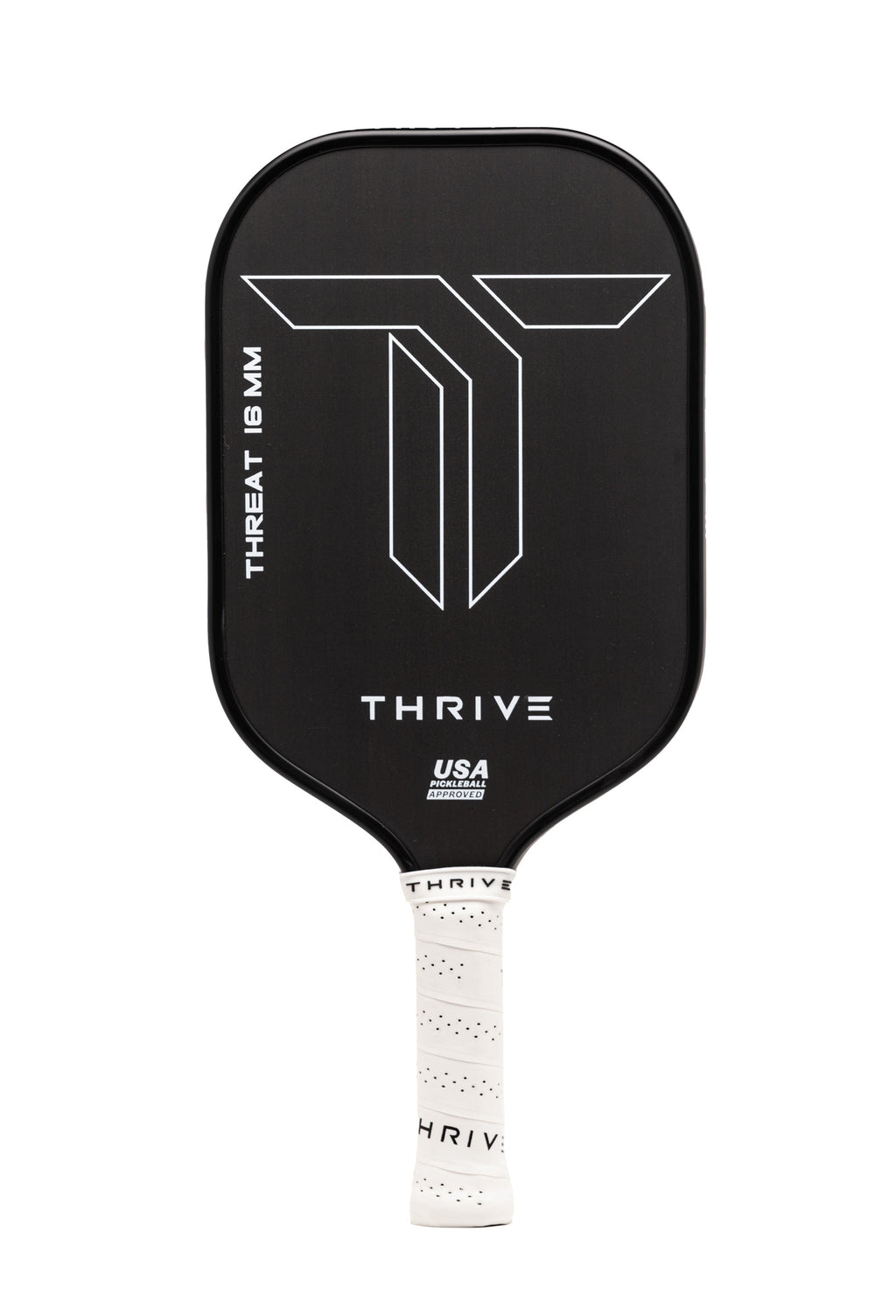 THREAT 16 SINGLES Includes custom weight card, paddle cover, paddle eraser, and lead weights.