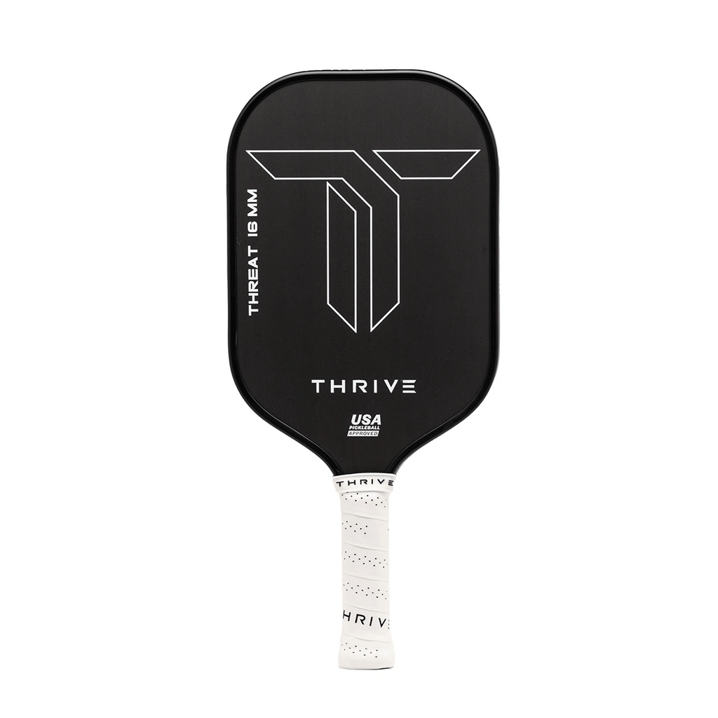 THREAT 16 SINGLES Includes custom weight card, paddle cover, paddle eraser, and lead weights.