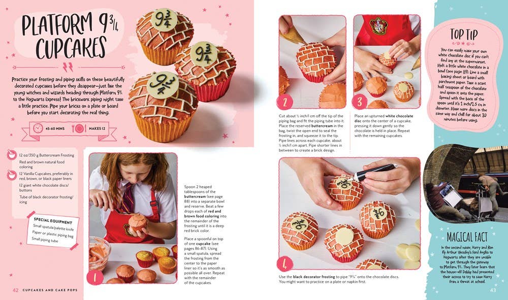 Baking and Food Decoration Learning Book – Culinary Skills, Creative Design, and Step-by-Step Dessert Instruction Guide (Harry Potter: Bake, Create, And Decorate Book)