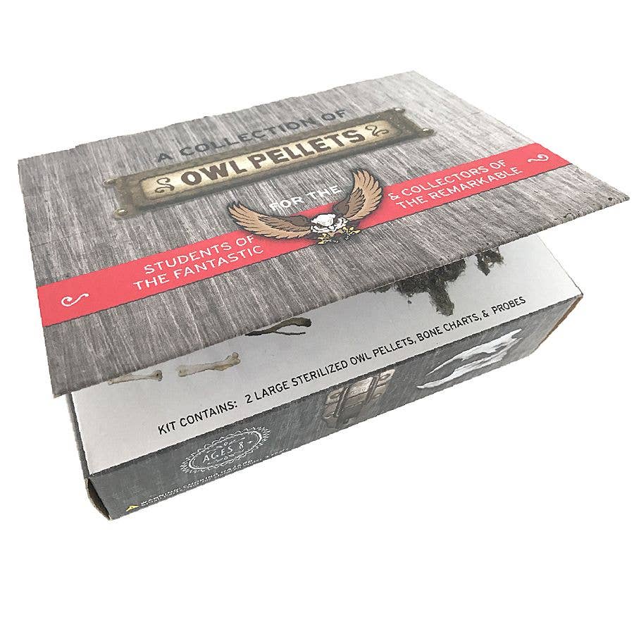Owl Pellet Dissection Lab: Ecosystem Science, Food Webs, and Comparative Anatomy Exploration Kit