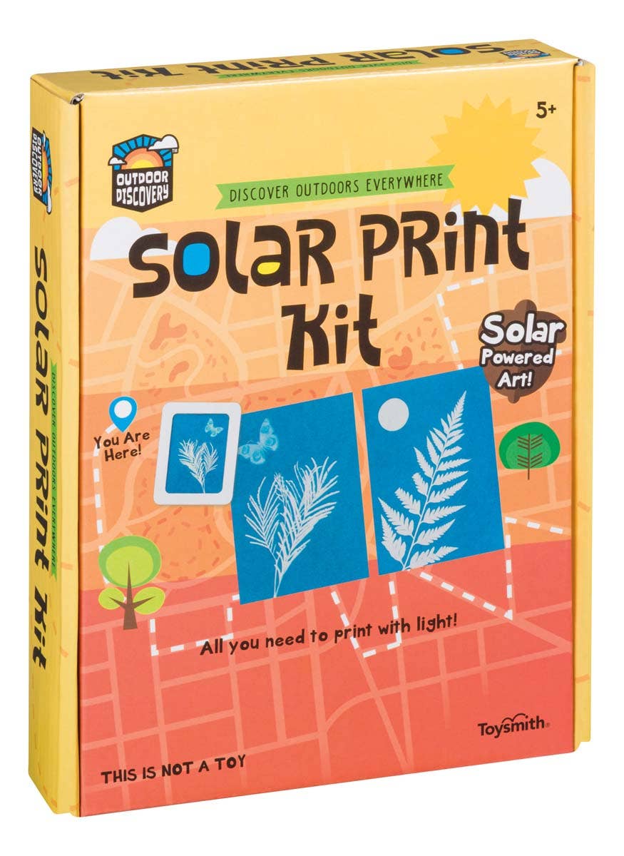 Solar Print Art & Science Kit – STEAM Light Exposure and Nature Observation Learning Activity