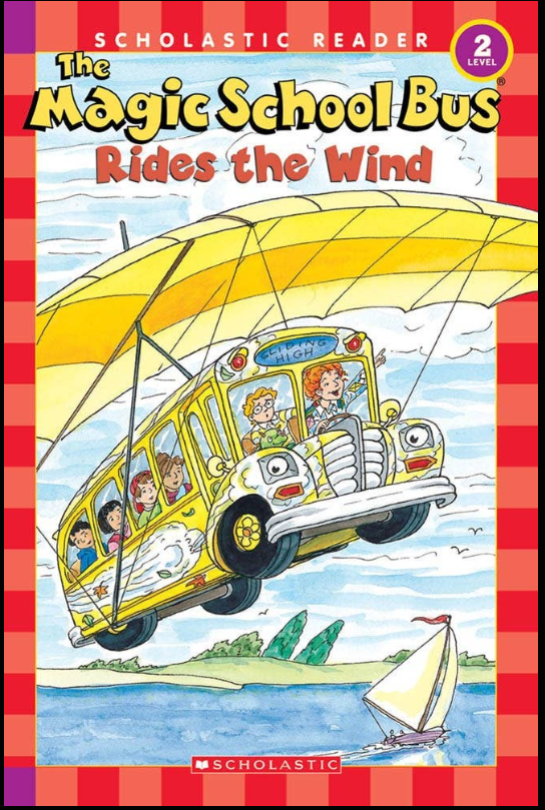 Scholastic Reader Level 2 Bundle: Hibernation, Magic School Bus Rides the Wind, Surprising Swimmers, Robots, Magic School Bus Rides Again: Rock vs. Weather Man