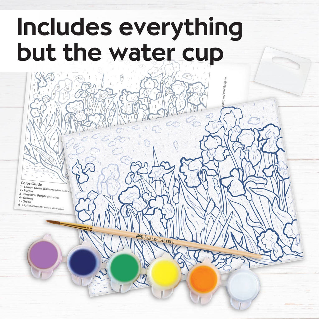 Faber-Castell® Museum Series Paint by Number – Irises Inspired by Vincent van Gogh