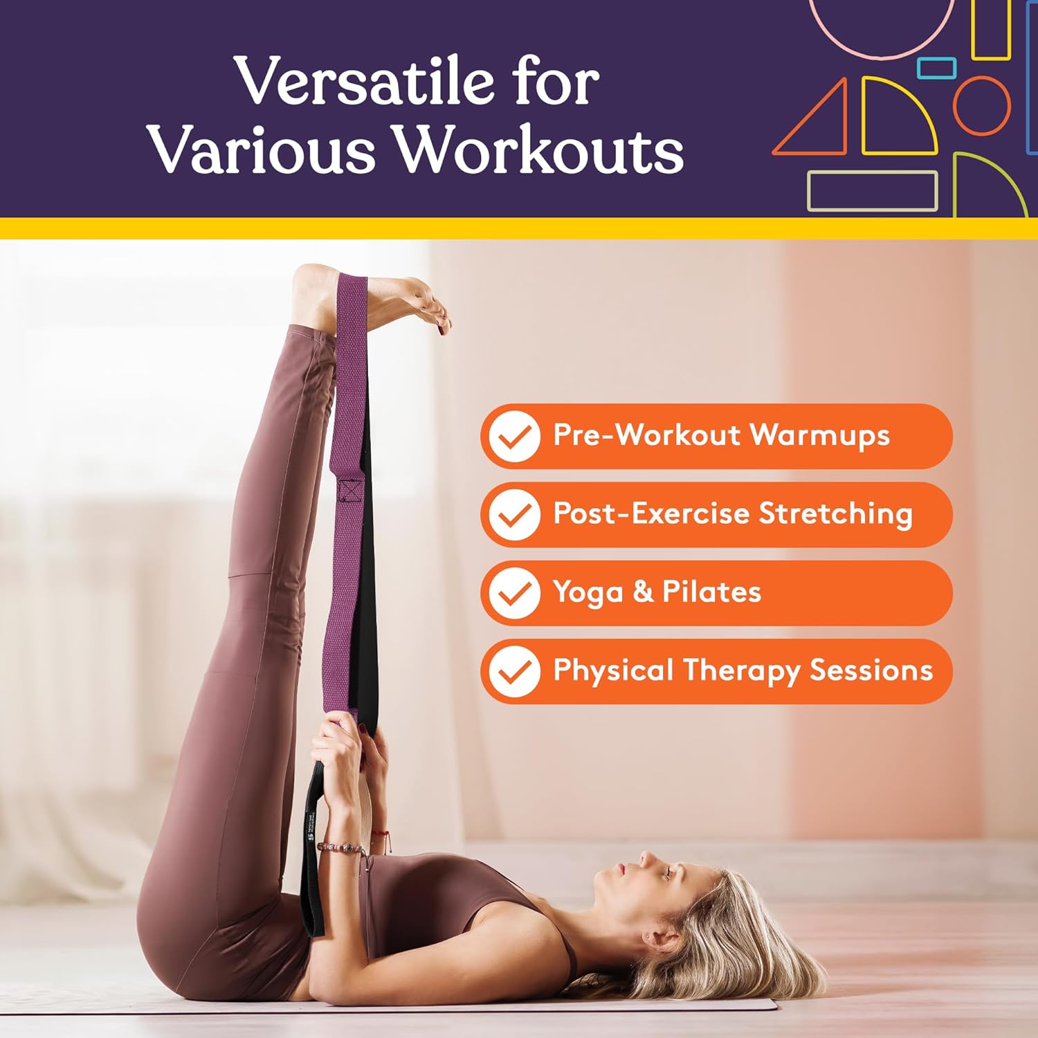 Balance Pad Exercise Kit with Yoga Strap and Resistance Bands