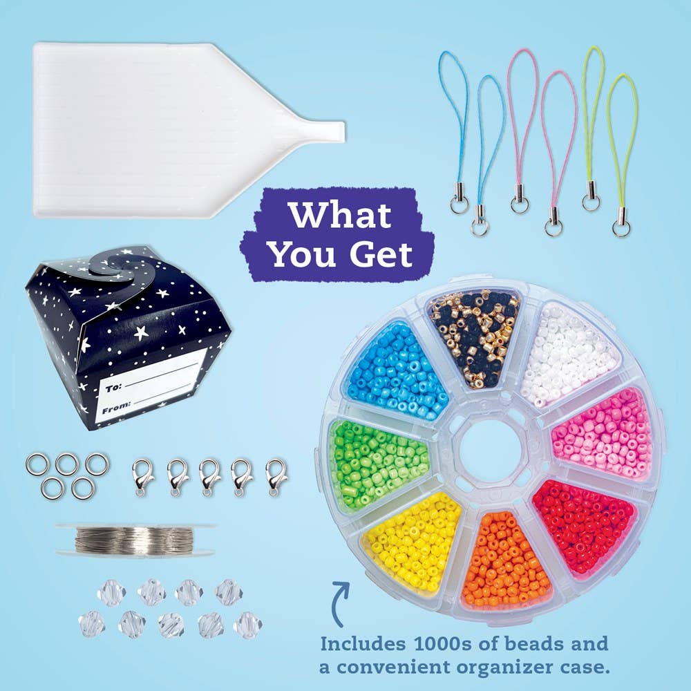 Klutz® Beadlings – Introductory Jewelry Design & Beading Skills Kit