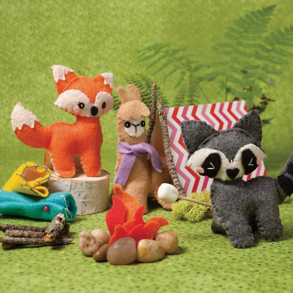 Hand-Sewing & Textile Arts Learning Kit: Animal Plush Construction and Pattern Skills
