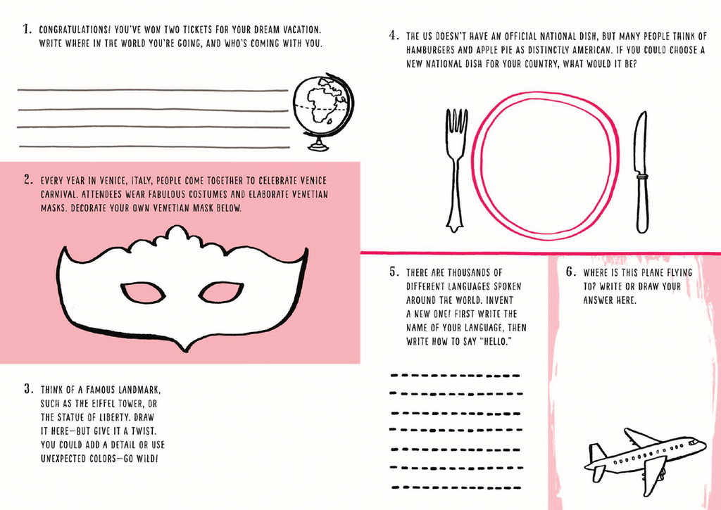 Daily Creativity & Cultural Exploration Journal – 365 Art & Writing Activities