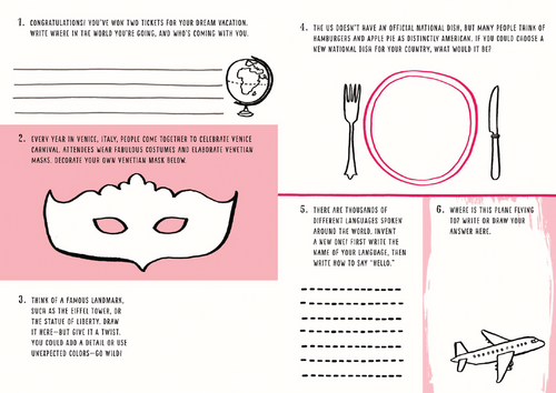 Daily Creativity & Cultural Exploration Journal – 365 Art & Writing Activities