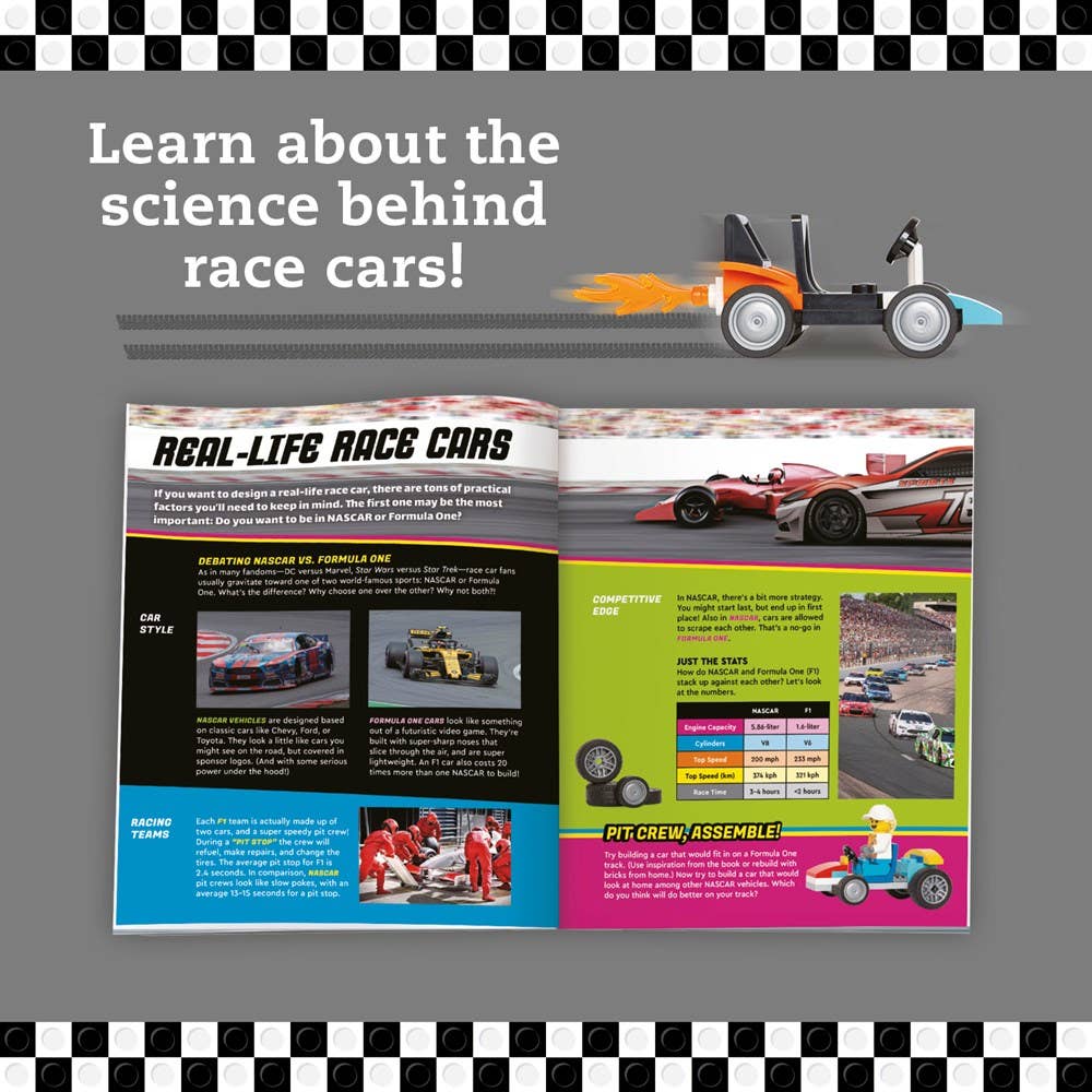 LEGO Race Cars – Physics, Engineering & Aerodynamics STEM Learning Kit