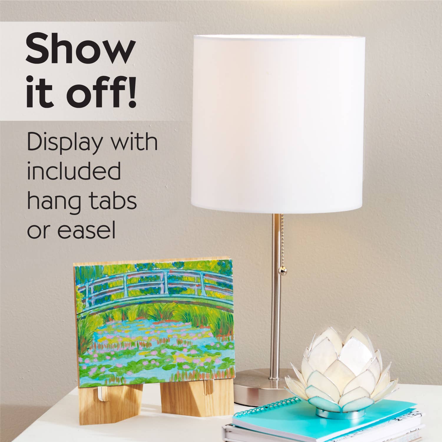 Faber-Castell® Museum Series Paint by Number – The Japanese Footbridge Inspired by Claude Monet