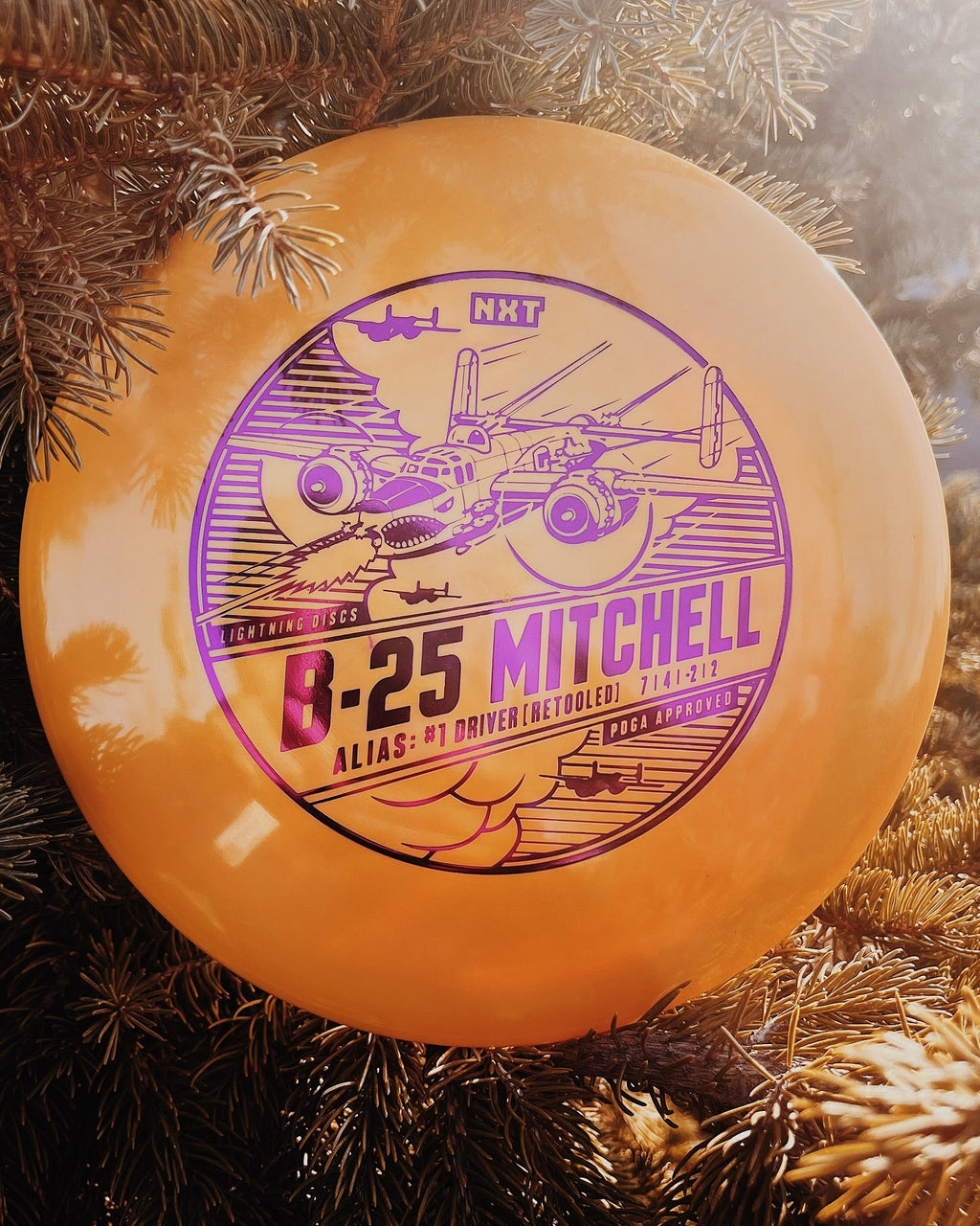 Lightning NXT B-25 Mitchell #1 Driver [Retool] Fairway Driver Golf Disc