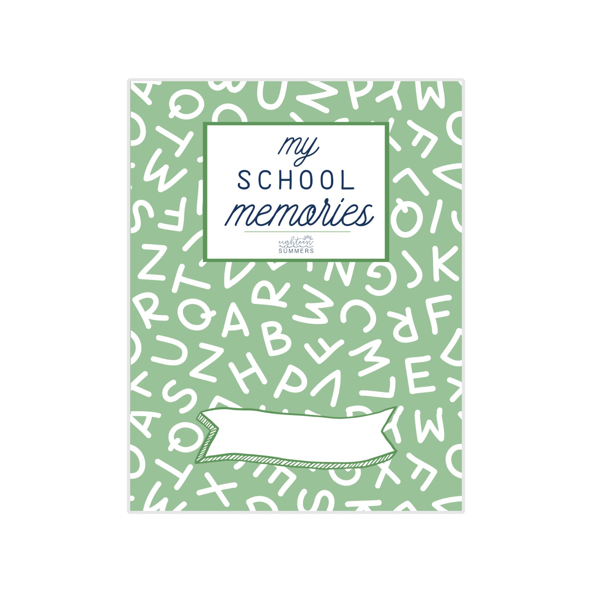 ABC School Memory Journal