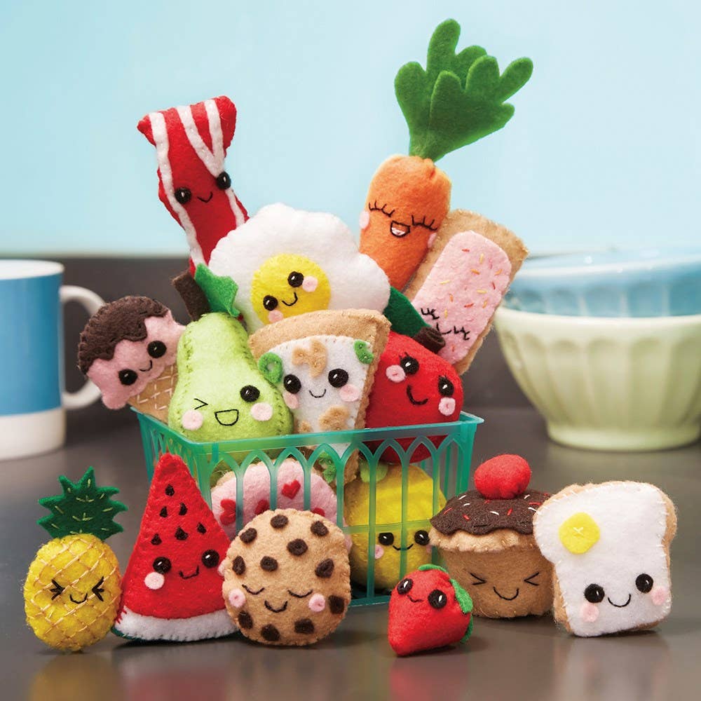 Mini Sewing & Textile Arts Learning Kit: Felt Stitching and Pattern Skills