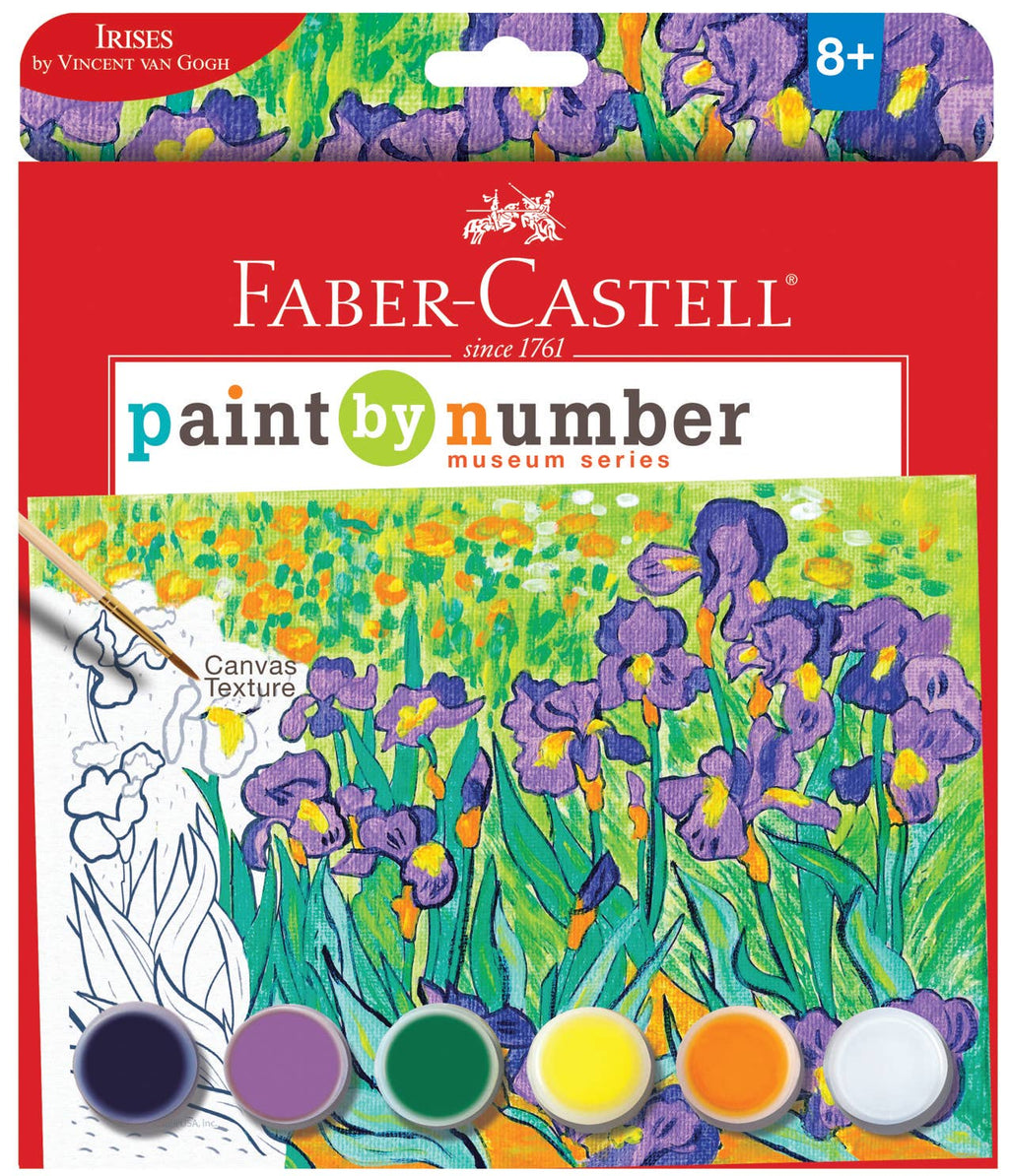 Faber-Castell® Museum Series Paint by Number – Irises Inspired by Vincent van Gogh