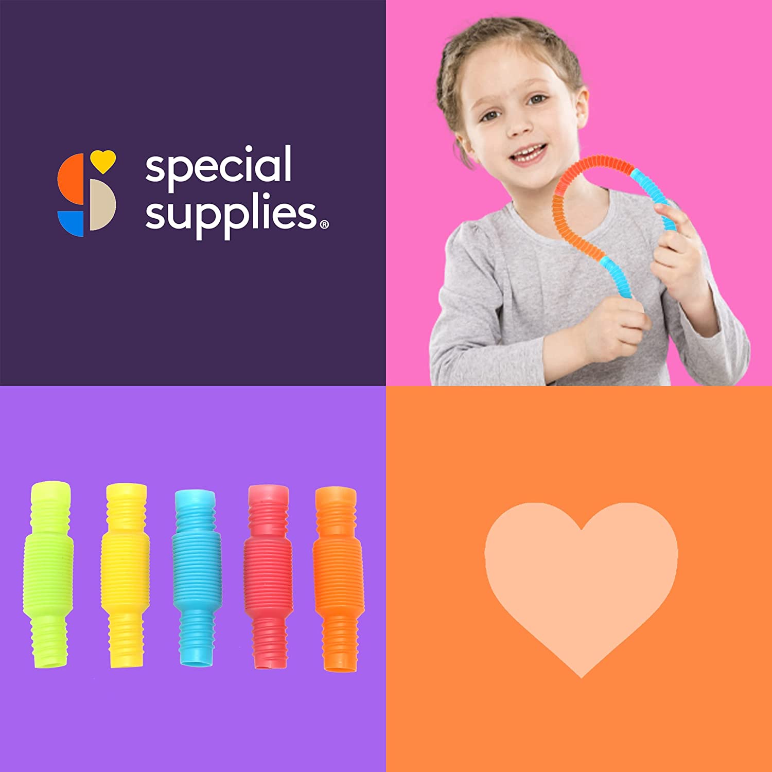 Tiny Pop Tubes (Multi-Color): 30 Pack