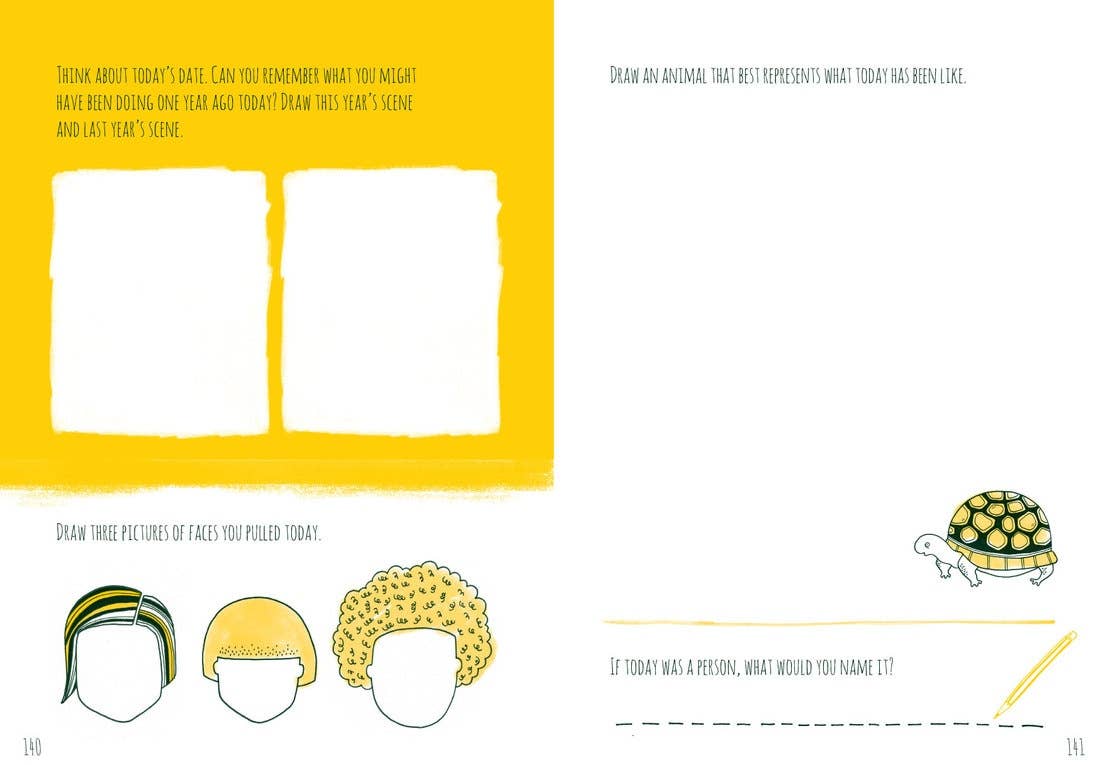 Daily Creativity & Personal Reflection Journal – 365 Guided Writing & Drawing Activities