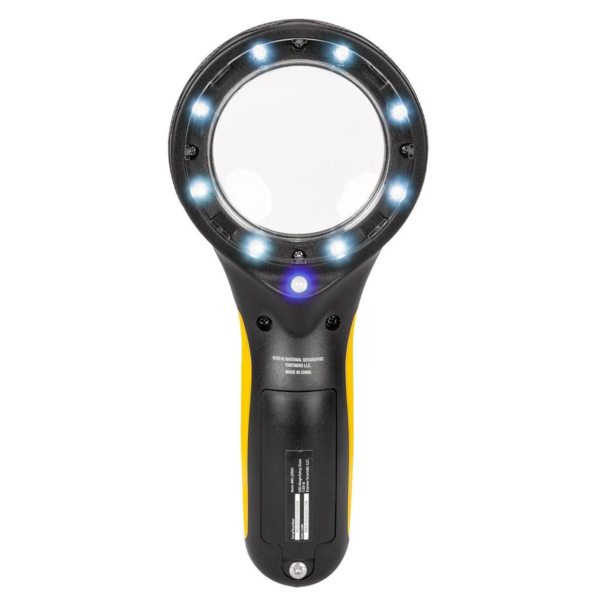 National Geographic® LED 3x Magnifying Glass – Scientific Field Investigation & Observation Tool