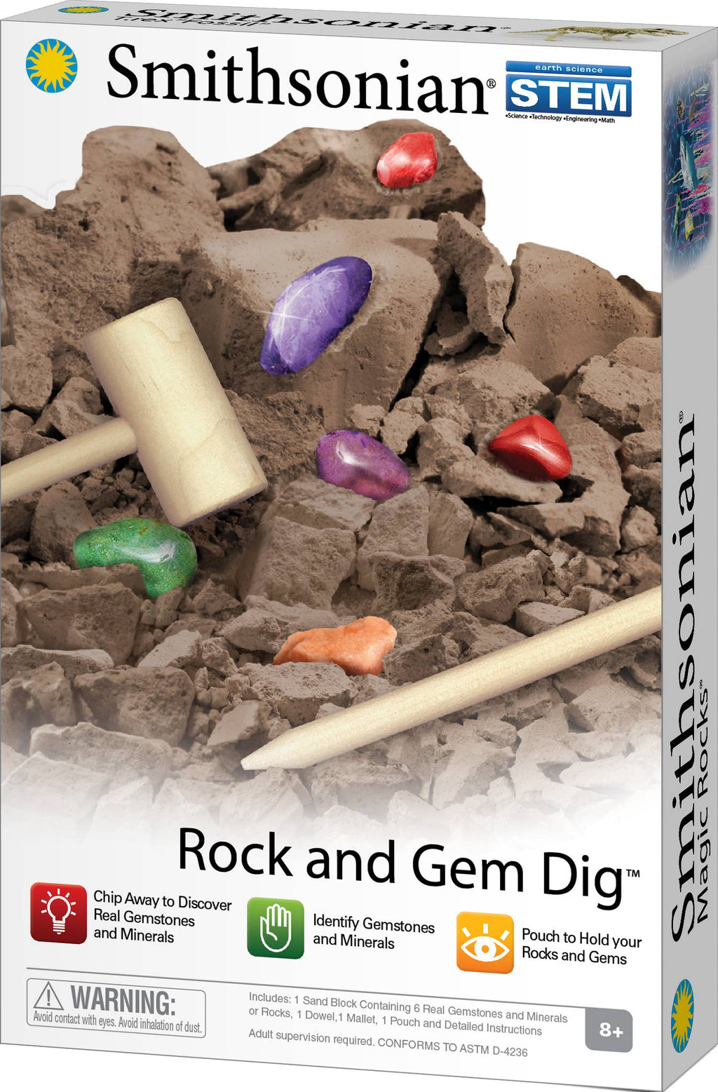 Geology Excavation Kit – Rock and Mineral Identification STEM Learning Activity (Hands-On Earth Science Exploration)