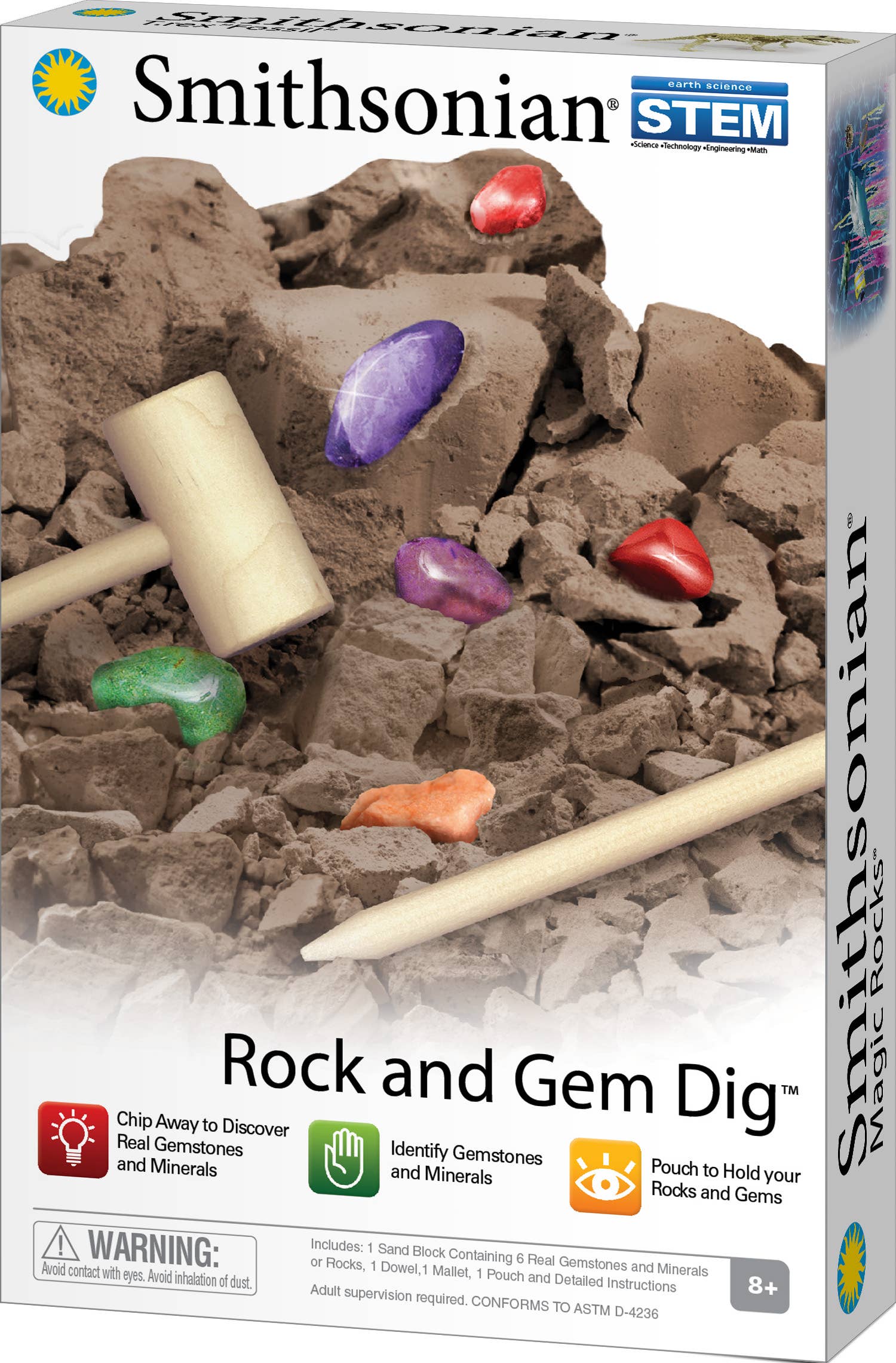 Geology Excavation Kit – Rock and Mineral Identification STEM Learning Activity (Hands-On Earth Science Exploration)