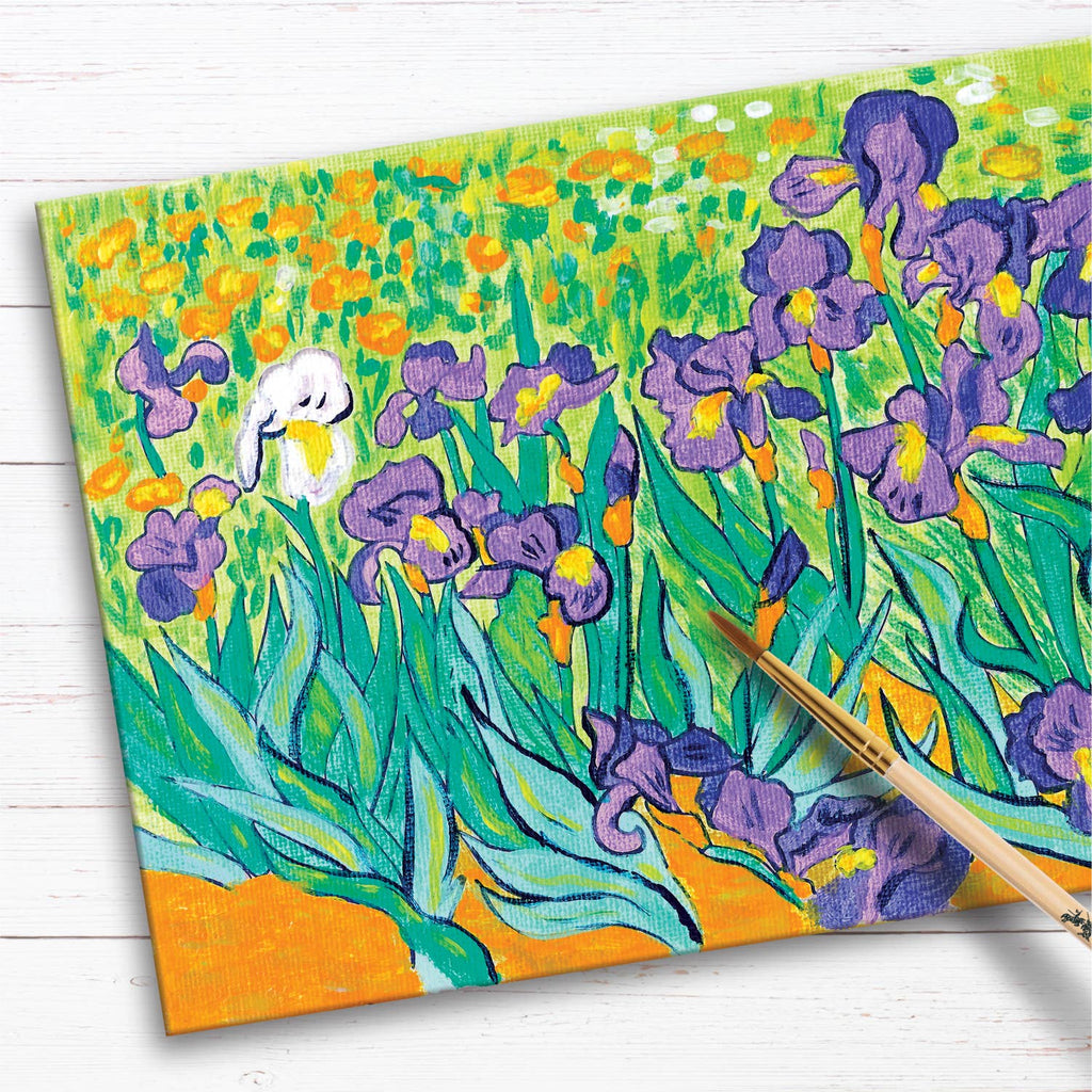 Faber-Castell® Museum Series Paint by Number – Irises Inspired by Vincent van Gogh
