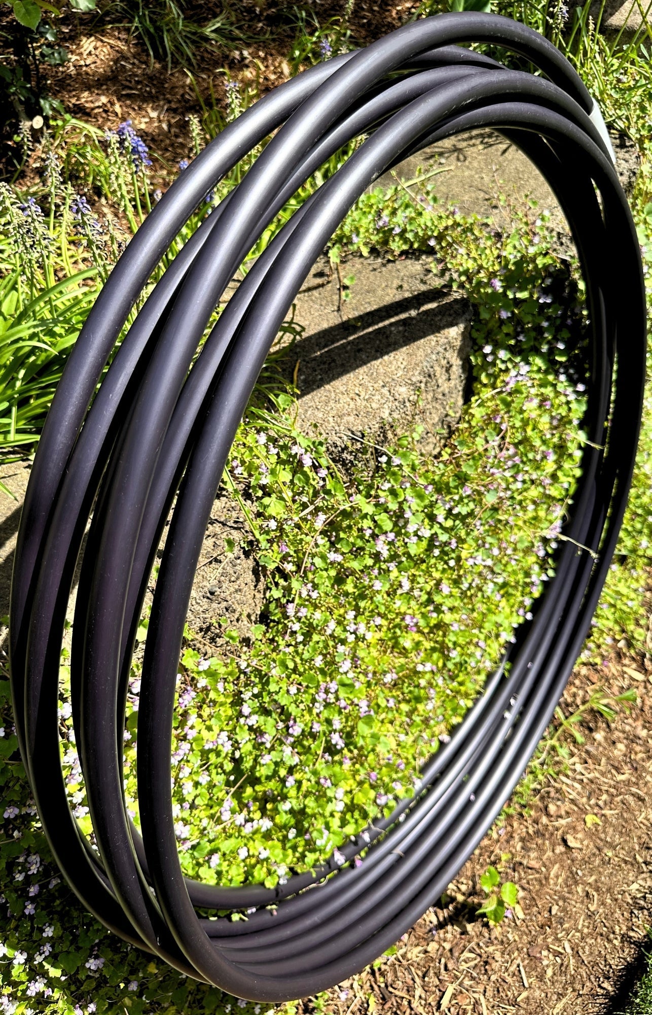 5/8" Jet Black HDPE Beginner Hoops