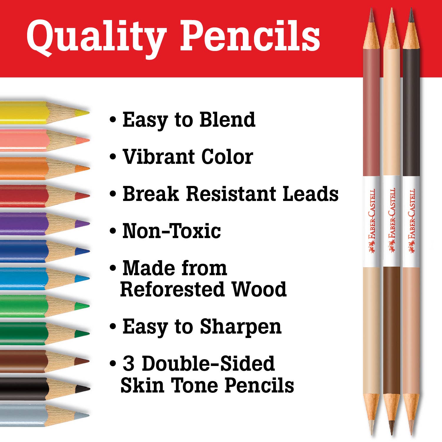Faber-Castell® World Colors – How to Draw Faces Portrait Art Education Set