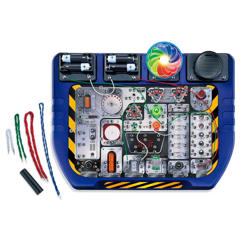 Electronic Science Lab Kit – STEM Electricity Learning System with 70+ Experiments (Hands-On Physics & Circuit Education)