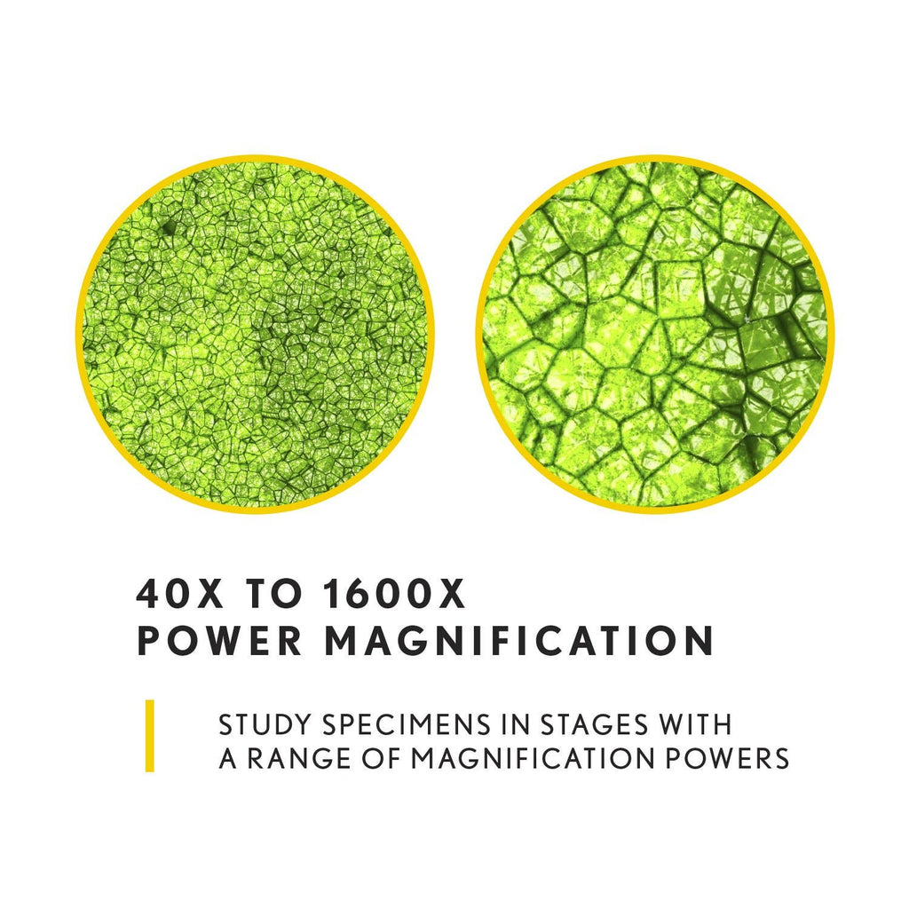 National Geographic® USB 40x–1024x Microscope – Digital Biology & Laboratory Investigation System