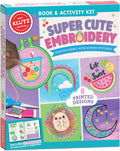 Klutz® Super Cute Embroidery – Introductory Fiber Arts Learning Kit