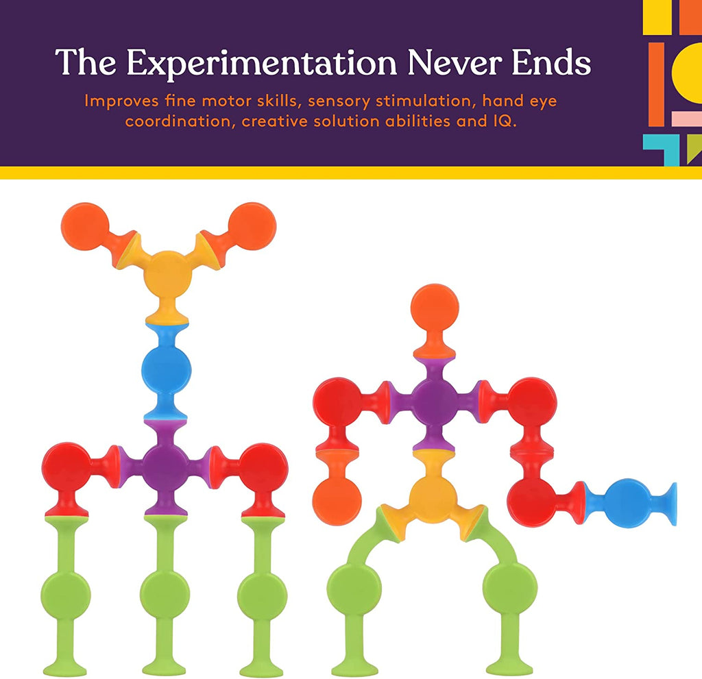 Creative Construction Suction Toys (50-Piece Set)