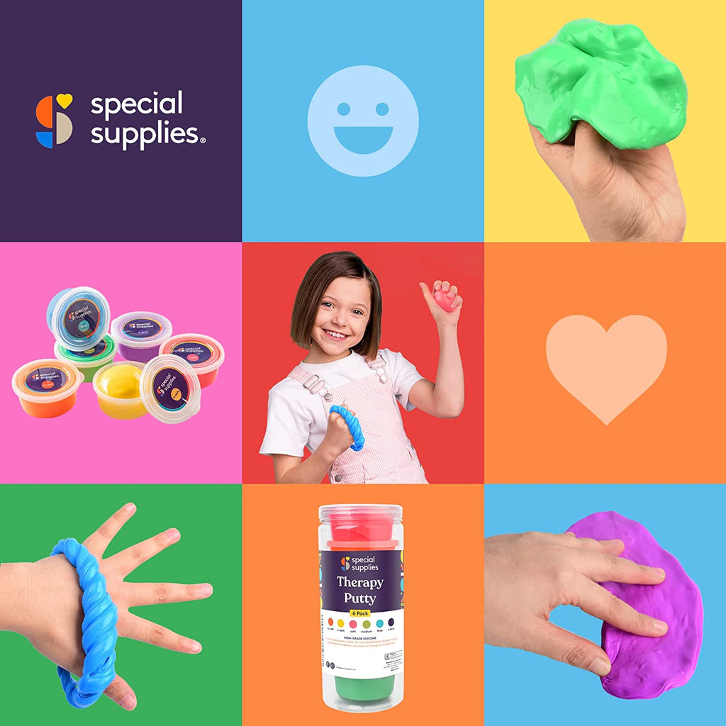 Therapy Putty (Primary Colors): 6 Pack