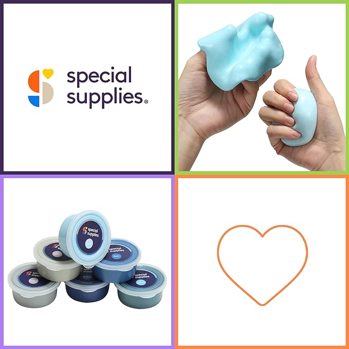 Therapy Putty (Ocean Colors): 6 Pack