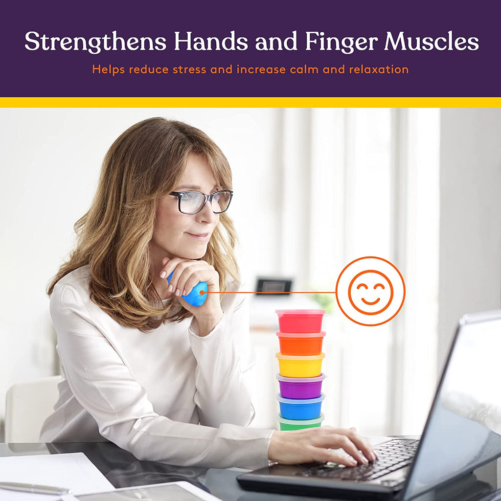 Therapy Putty (Primary Colors): 6 Pack