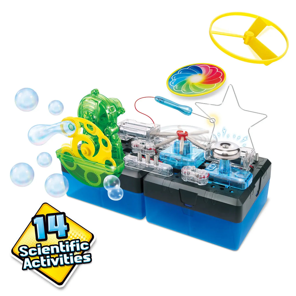 Electronic Science Building Kit – STEM Circuit Learning Set with 14 Engineering Activities (Hands-On Electricity & Design Exploration)
