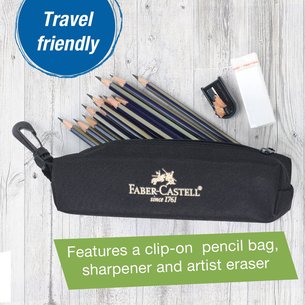 Faber-Castell® Art on the Go Graphite Sketch Set – Drawing & Shading Educational Kit