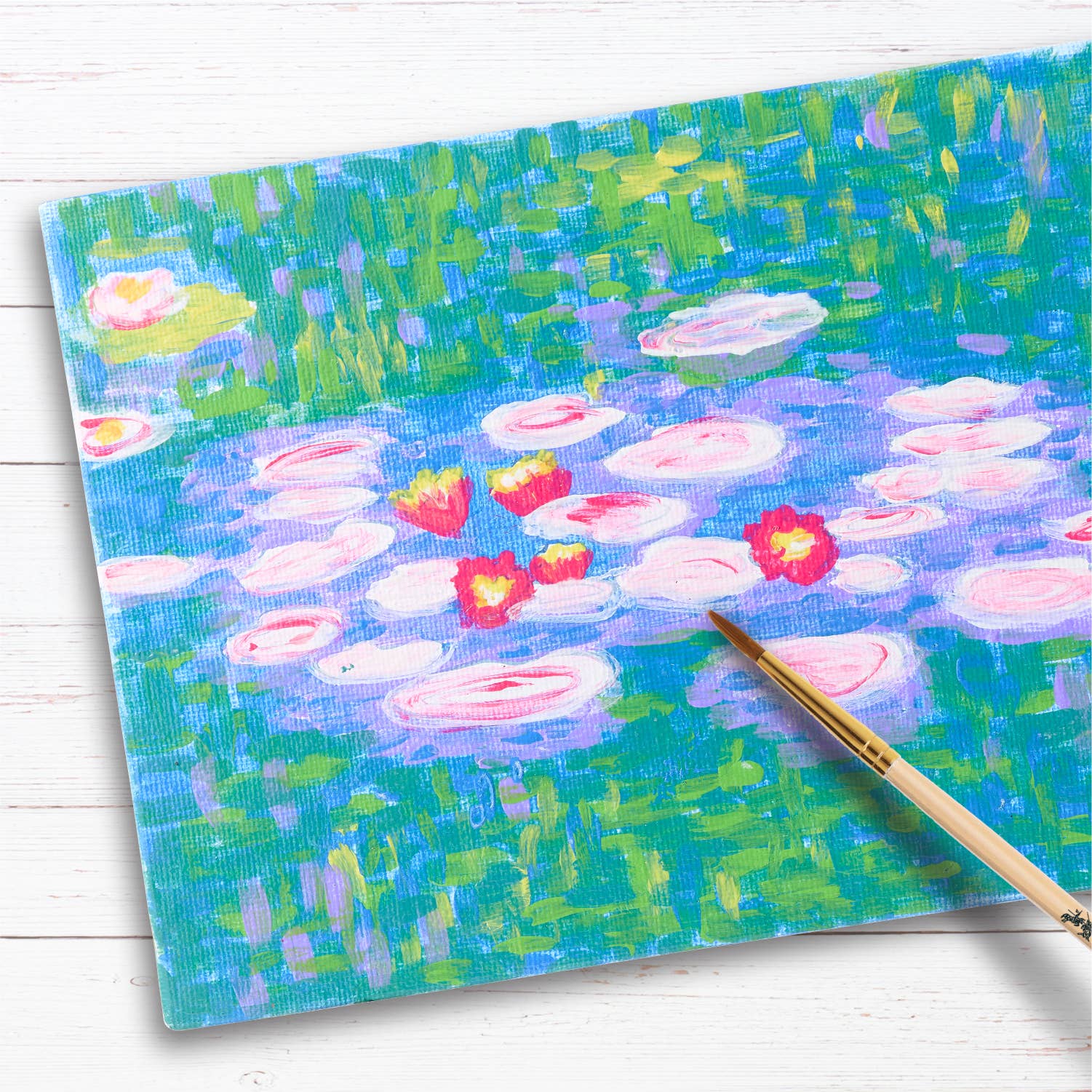 Faber-Castell® Museum Series Paint by Number – Water Lilies Inspired by Claude Monet