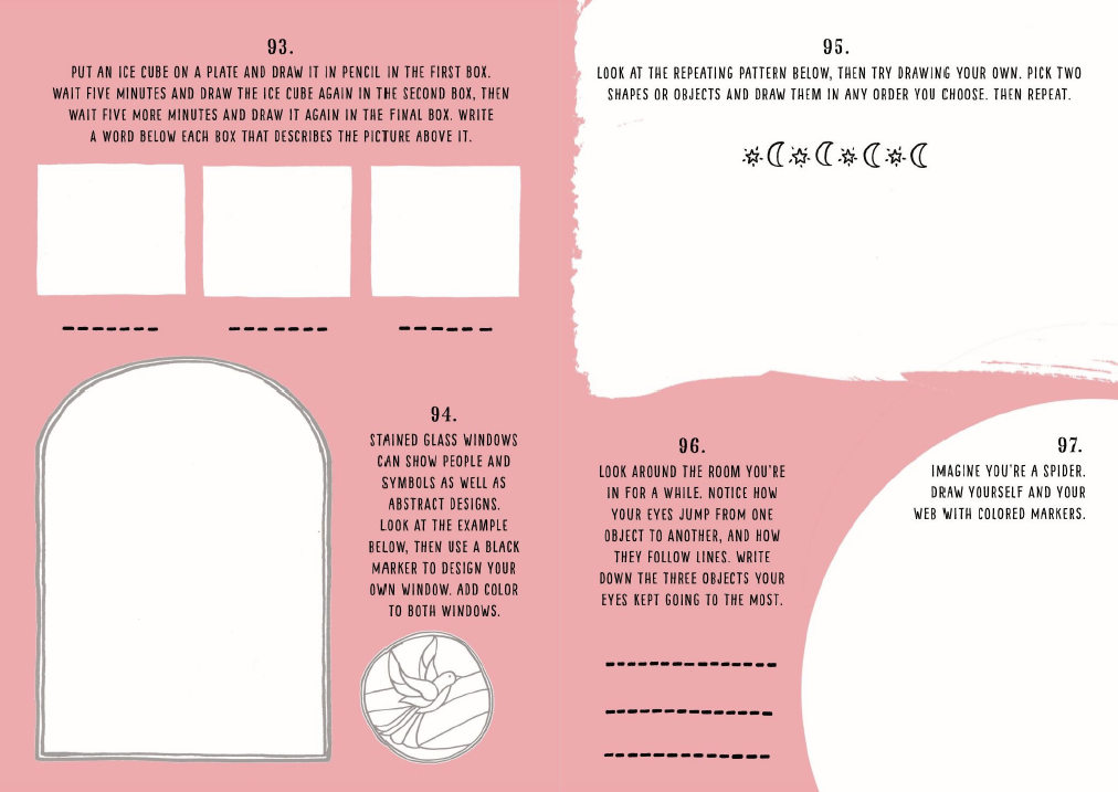 Daily Art & Creative Thinking Journal – 365 Guided Drawing and Observation Activities