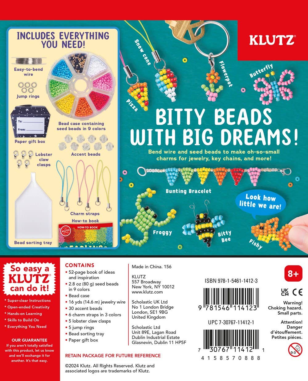 Klutz® Beadlings – Introductory Jewelry Design & Beading Skills Kit