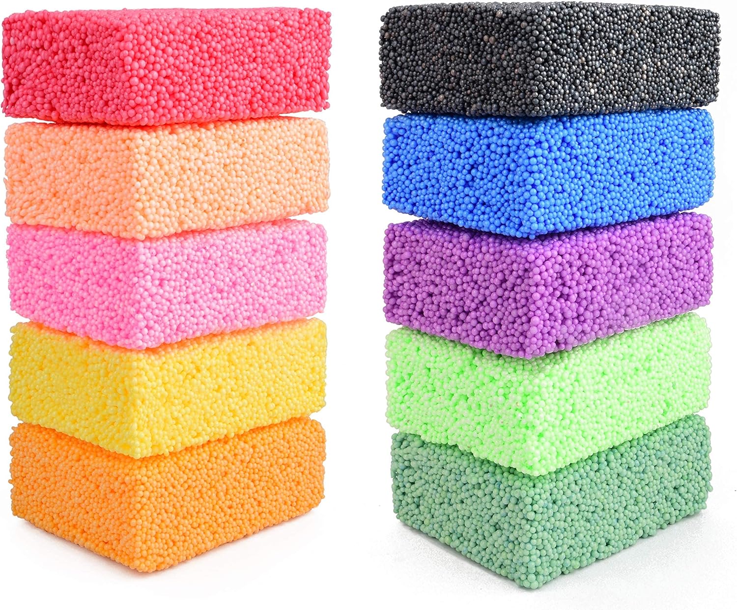 FUN FOAM Modeling Foam Beads Play Kit (10 Blocks)