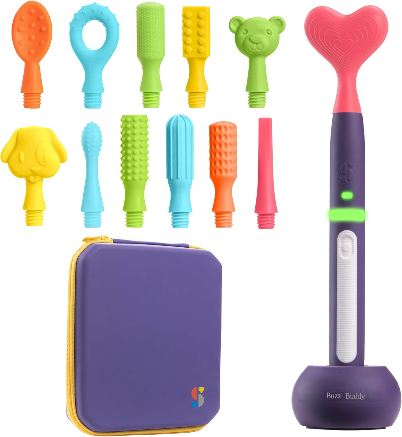 BUZZ BUDDY™ Rechargeable Oral Stimulation Kit (12 Tips Included)