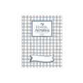 Timeless Gray Plaid School Memory Journal